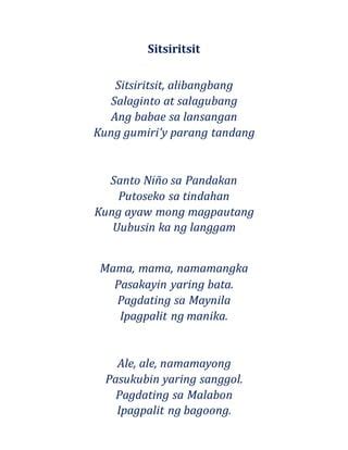 balitaw awiting bayan|Tugtuging pambayan sa Pilipinas .